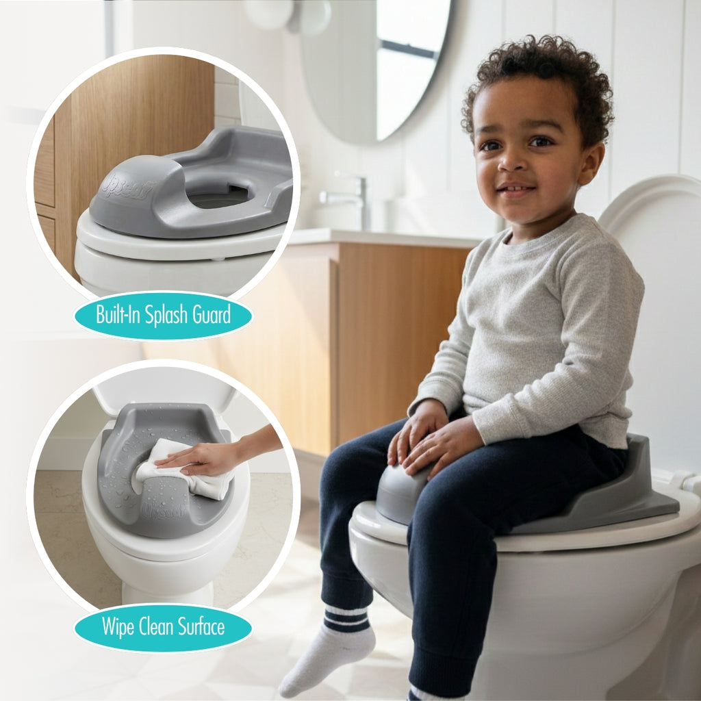 how to put splash guard on summer infant potty Upseat Soft-Sit Potty Training Seat