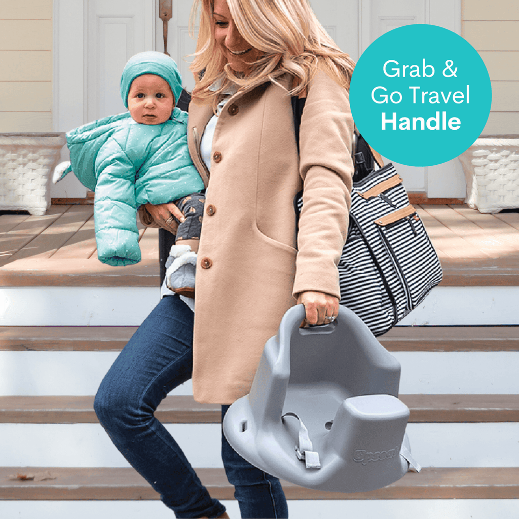 Upseat baby chair booster seat with tray upright posture and healthy hips 2025