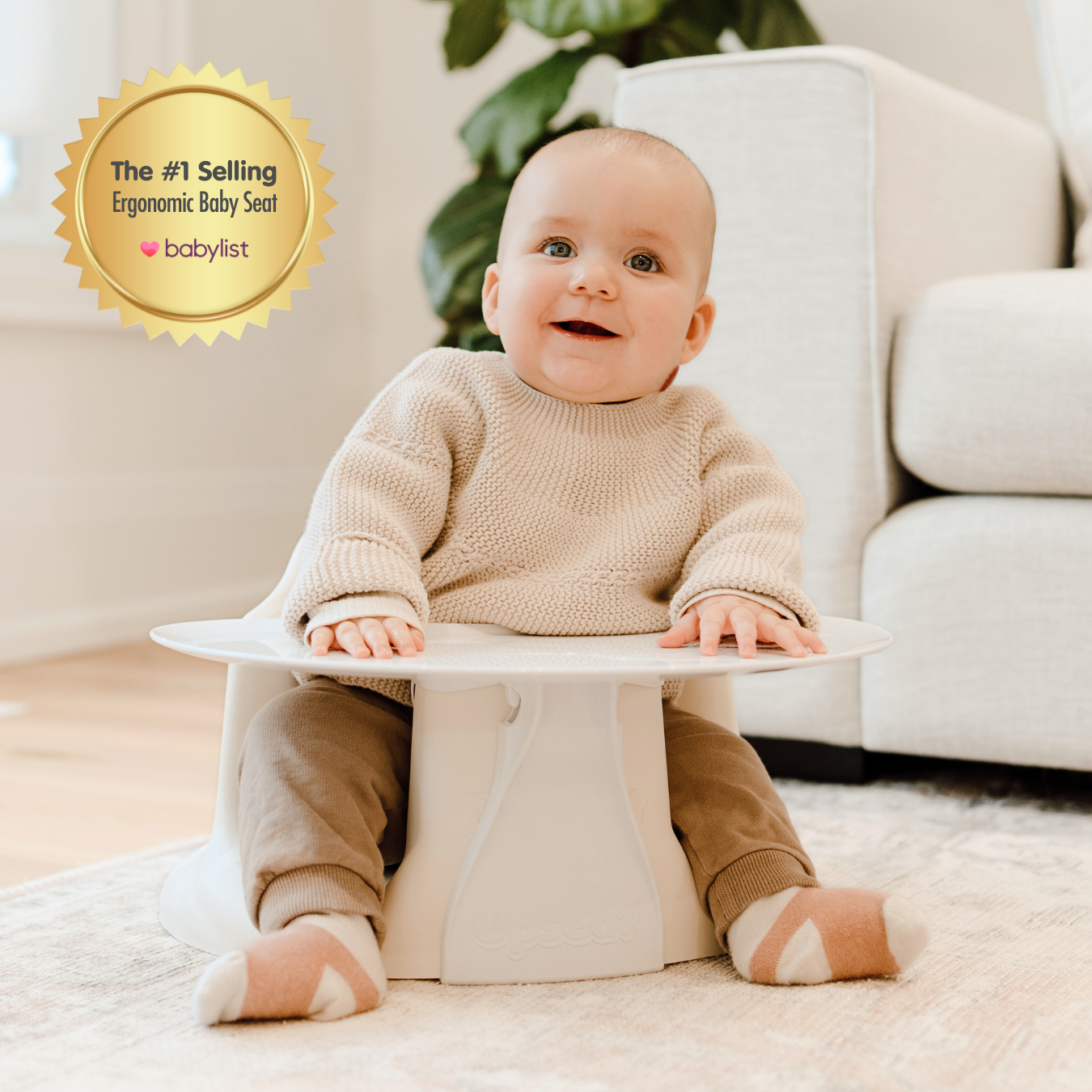 summer infant tummy comfort positioning seat Upseat Baby Floor & Booster Seat with Tray Pink